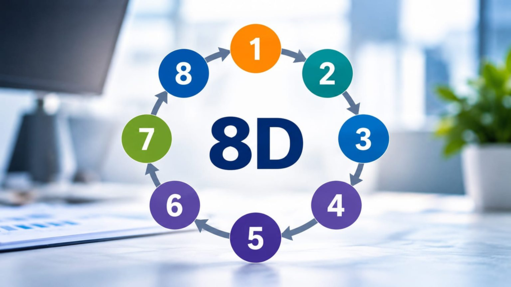 8D sistematik problem çözme tekniği ve kalite iyileştirme süreci